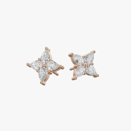 Roshan Pear-Cut Diamond Jewelry Earrings